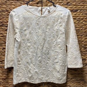 NWOT J. Crew Half Sleeve Shirt